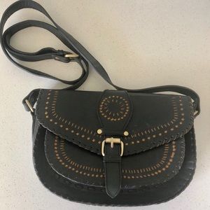 Cleobella Mexicana Satchel Crossbody Bag - Black